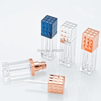 

Lip Gloss Tube Cosmetic Clear Lipbalm Container Gold/Silver/Rose Gold Makeup Vilas Tools F867