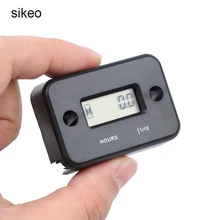 Sikeo Universelle Wasserdichte Digitale Stunde Zähler Tragbare Motor Gauge Stunden Für Motorrad/Boot Motoren Zähler Stunde Meter