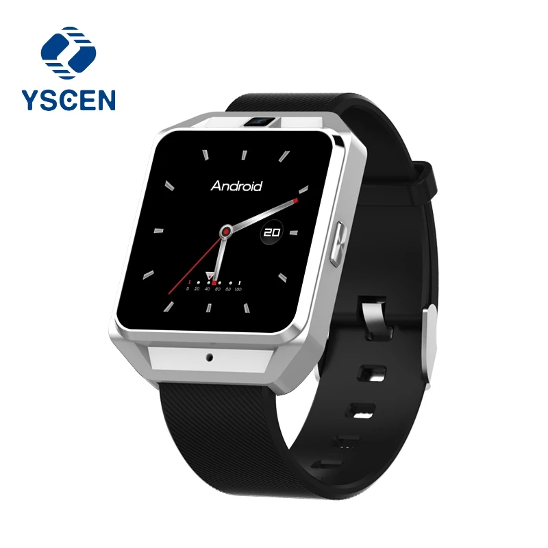

YSCEN Android 6.0 Smart Watch M5 MTK6737 Heart Rate Monitor With 4G GPS SIM Card Camera Business Smart watch for Men Women Gift