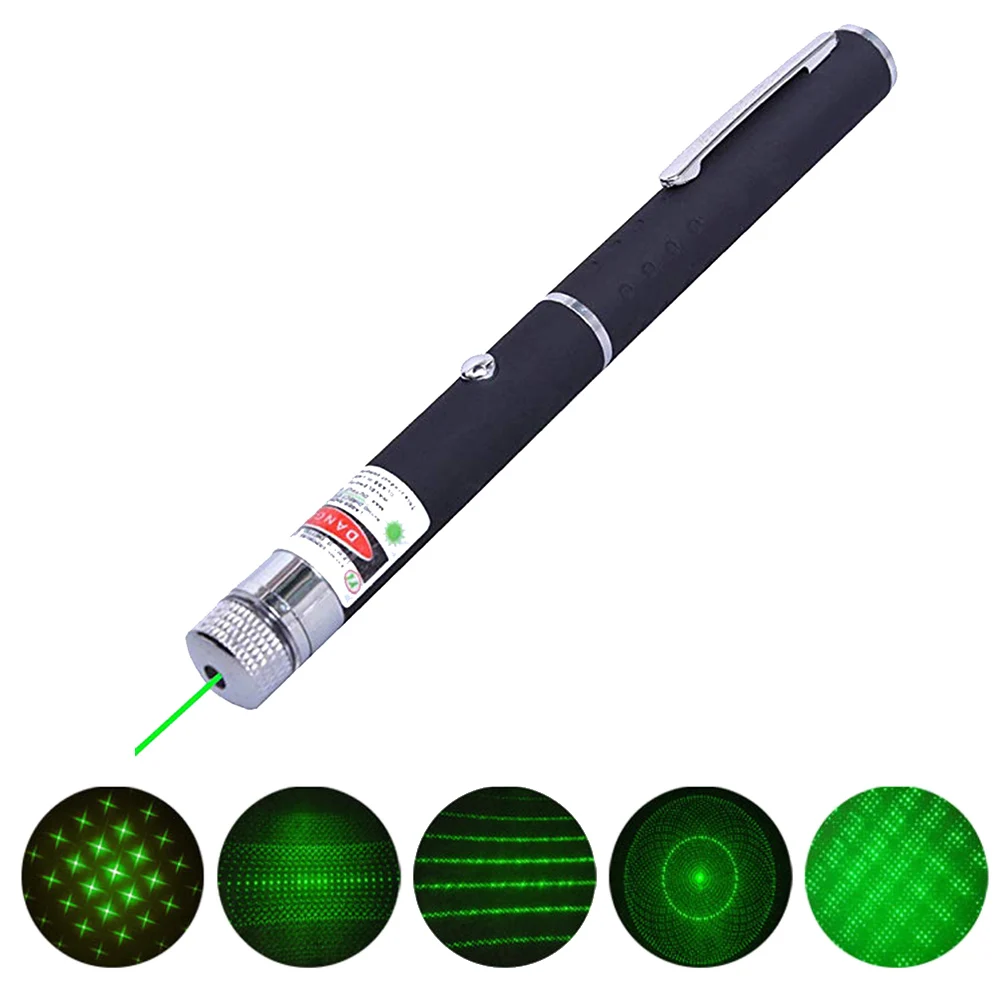 

hunting 532nm 5mw Green Laser Sight laser pointer High Powerful device Adjustable Focus Lazer laser pen Head Gypsophila