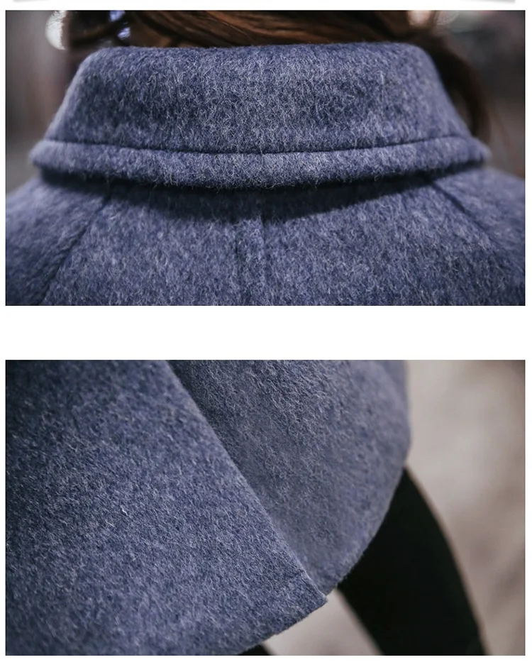 Новинка зимы Для женщин шерстяная куртка пальто высокого качества теплые свободные с длинным рукавом Повседневное пальто одноцветное с