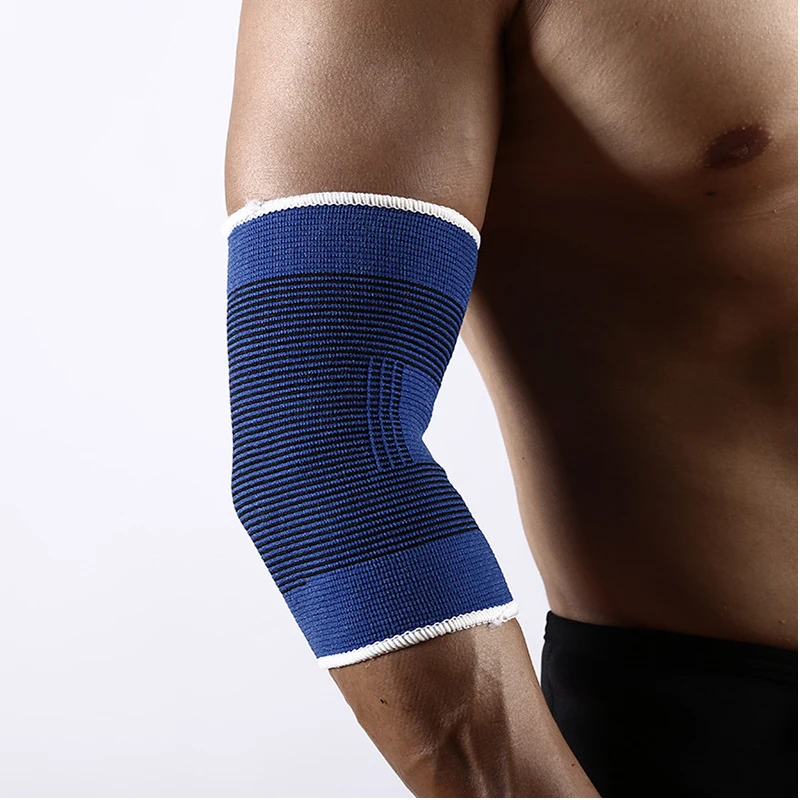 1 пара налокотник эластичный Поддержка мышц компрессионный рукав спорт артрит облегчение боли