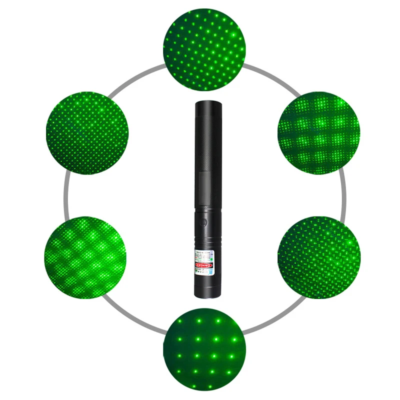 Тактика Зеленая лазерная указка 10000 м красный лазерный прицел регулируемый фокус лазер ручка светильник с безопасным ключом с крышкой неба звезды