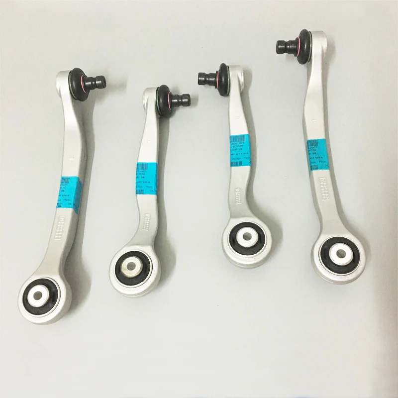 

OEM 4Pcs Aluminum Front Upper Guide Arm Control Arm Ball Joint Assembly Kit For A6 A6L A8 Phaeton 4E0 407 505 506 509 510 B/E