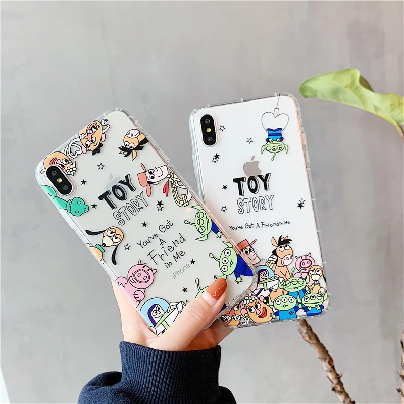 cute font b Toy b font Story Hand drawn cartoon Cover case For iphone 11 pro
