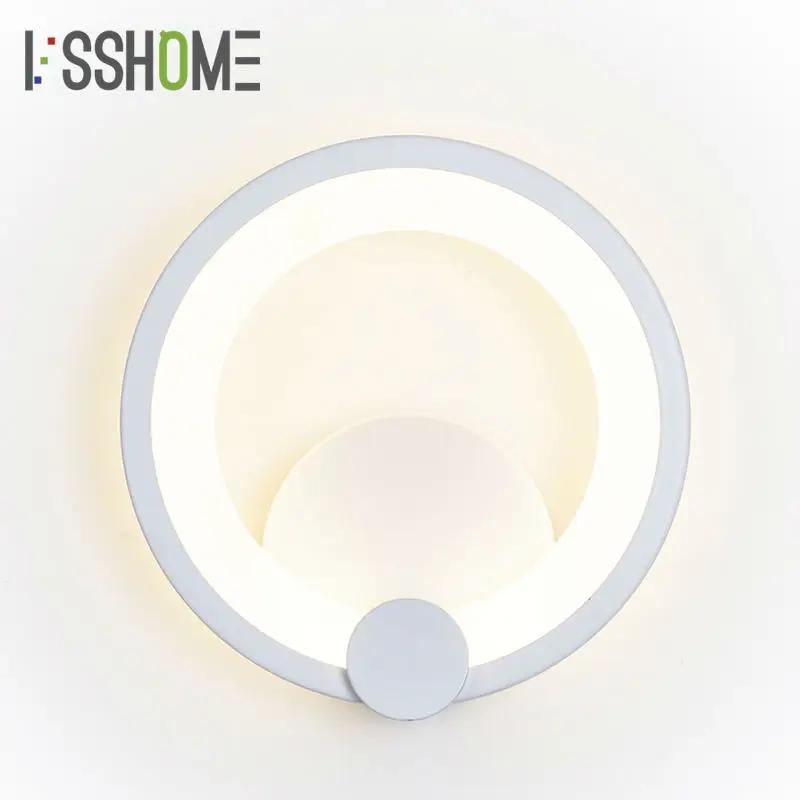 [VSSHOME] 8 Вт светодиодный настенный светильник, современный скандинавский стиль, домашнее внутреннее освещение, лампа для гостиной, коридора, украшение для спальни, AC90-260V