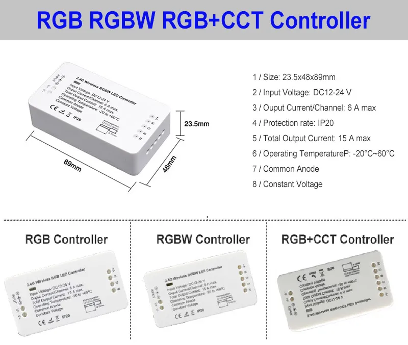 HOTOOK WI-FI LED Управление Лер RGBW RGB CCT 2.4 г Беспроводной touch Панель РФ дистанционного 4/6/8 зоны настенный телефон приложение Управление для полосы