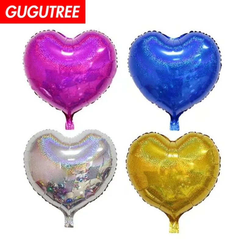 

GUGUTREE PARTY 18inch gold pink silver yellow heart foil ballon wedding event christmas halloween festival birthday party PD-117