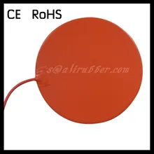 Круглая силиконовая кровать нагревателя 240 мм 24 В 200 вт для Kossel Pro 3d принтера установка с термистором 100K и лентой 3 м