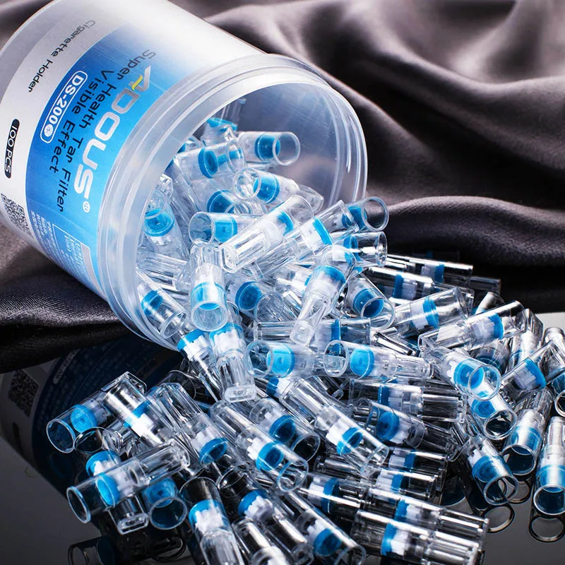 

100 PCS/Box Disposable Microfiltration Cigarette Filters Disposable Cigarette Mouthpiece for Man Gift Smoking Accessories Health