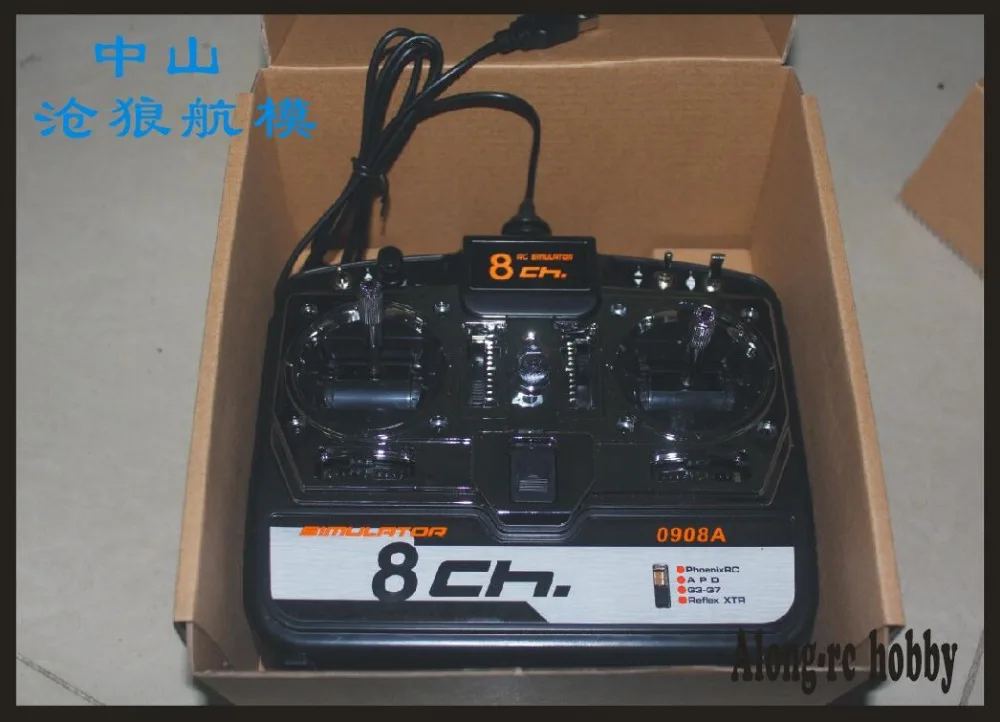 8CH RC симулятор полета вертолета 3D самолета мультикоптера четырехъядерный 0908A