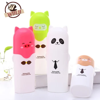 

Plastic Cartoon Panda Bear Pig Protable Toothbrush Storage Box Tooth Mug Toothpaste Towel Cup Organizer Bathroom Tool