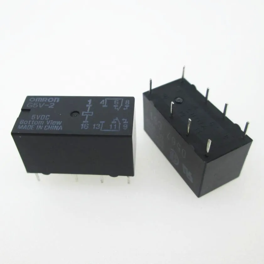 

HOT NEW 5V relay G5V-2-5VDC G5V-2 5VDC G5V2 5V 5VDC DC5V 8PIN