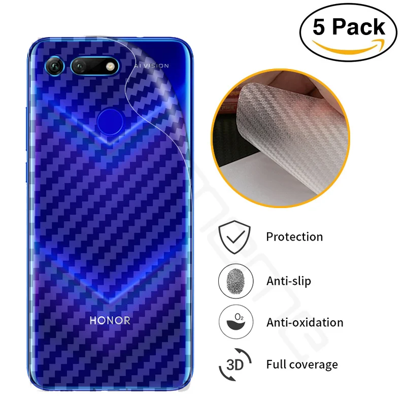 

5Pcs Screen Protector For Huawei P30 lite P30 Pro Carbon Fiber Back Screen Protector Film For Huawei Honor P30 P30 lite P30 Pro