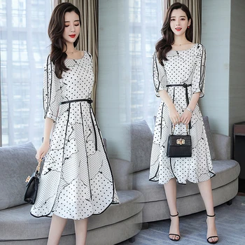 

Floral Print Irregular Midi Dress Vestido De Festa Office Lady Dress Elegant Robes Femme Fashion Dress For Women Ukraine
