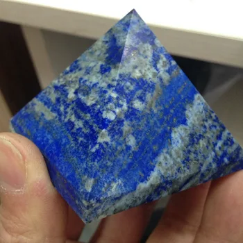

204g natural Lapis lazuli crystal healing natural crystal pyramid polished stone 2019 HOT SALE Home Decoration Ornaments