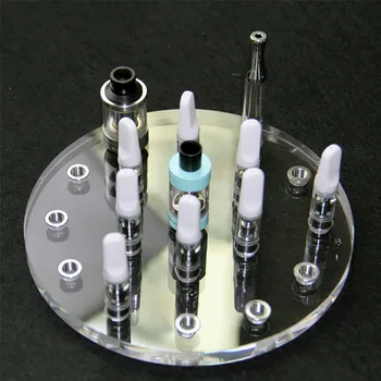 

Acrylic RDA Atomizer Stand Base Clear Holder Deck Display for 510 RDA RBA Vape Tank Electronic Cigarette Accessories