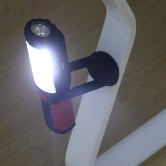 Новый универсальный открытый портативный USB перезаряжаемые лампы светодио дный COB светодиодный фонарик работы магнит стенд свет с крюком HR