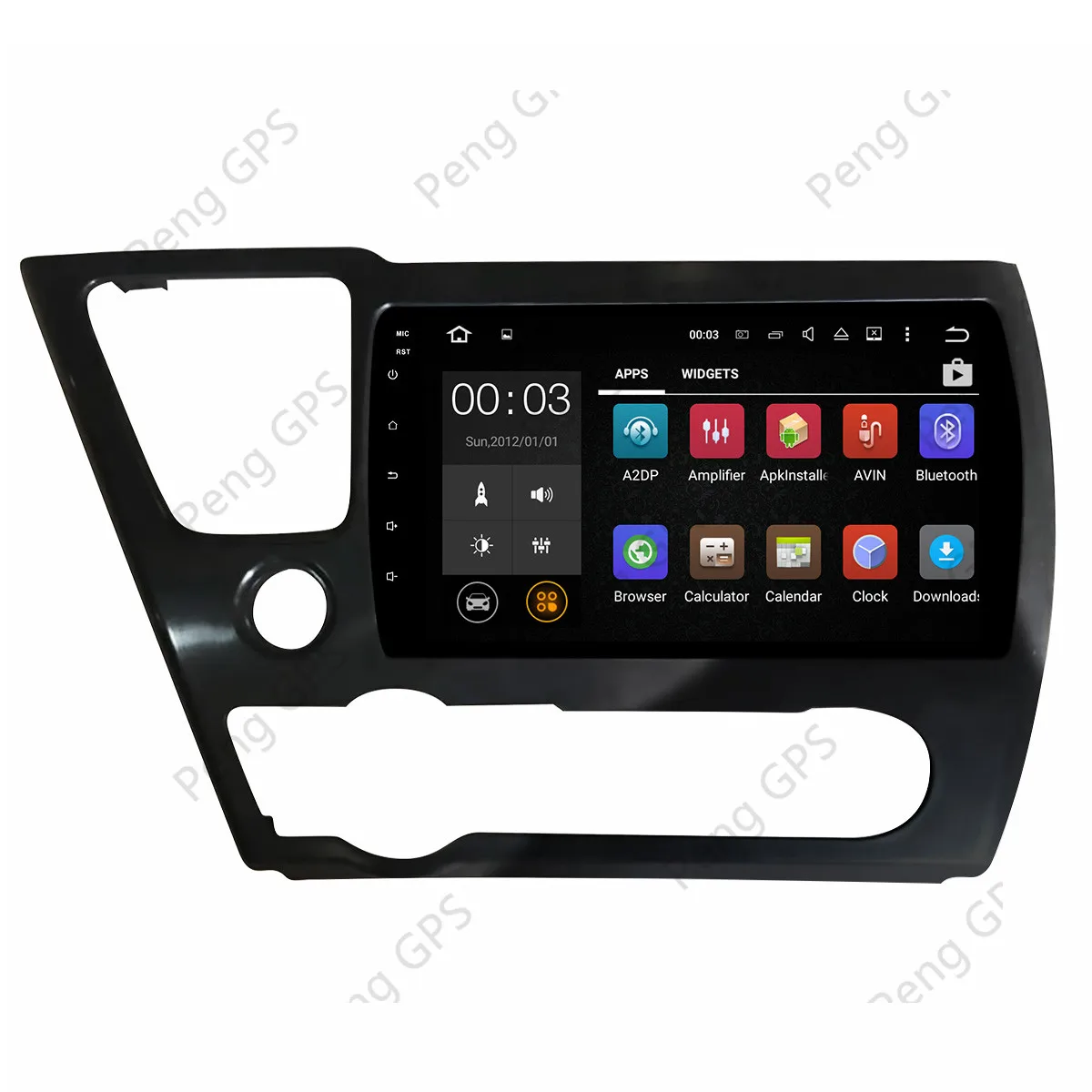 Android 9 0 4 + 64 &quotАвтомобильный Радио GPS мультимедийный плеер для Honda Civic Sedan 2013 2014 2015