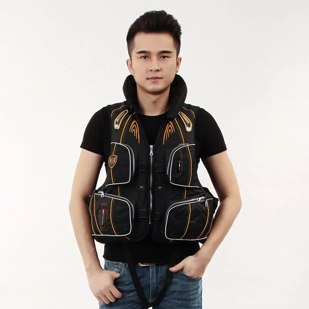 

Unisex Professional Outdoor Fishing Vest Sport Safety Life Jacket Fishing Jacket Fishing Tackle Floating Vest