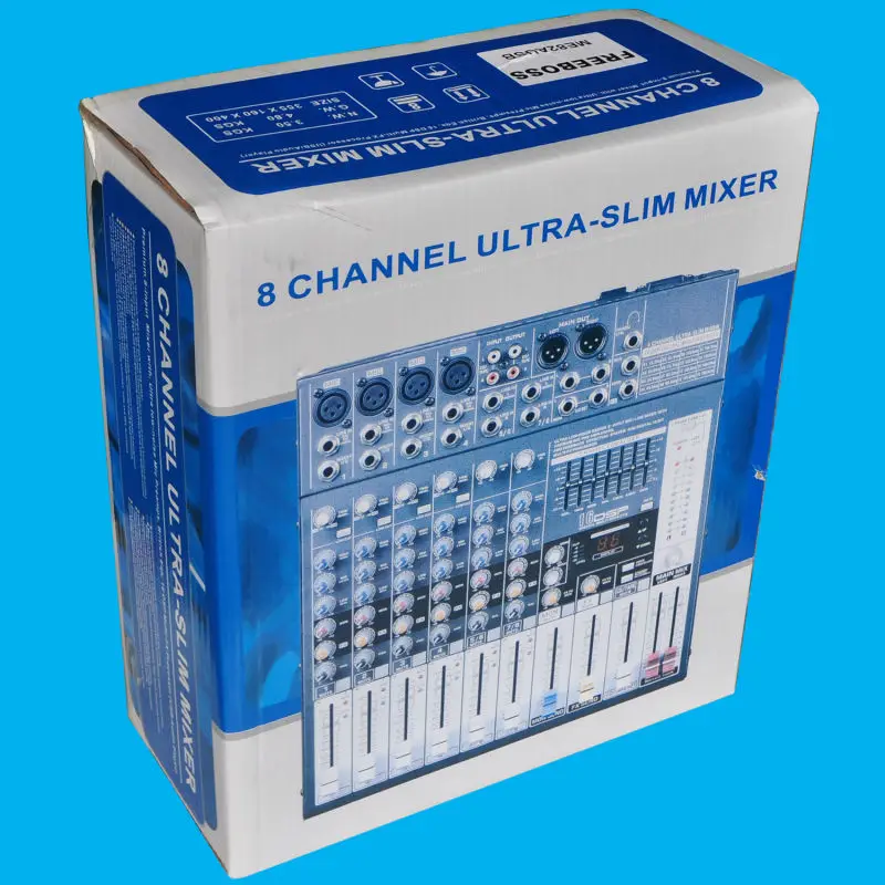Freeboss ME82A Ultra low noise 4 Mono + 2 stereo 8