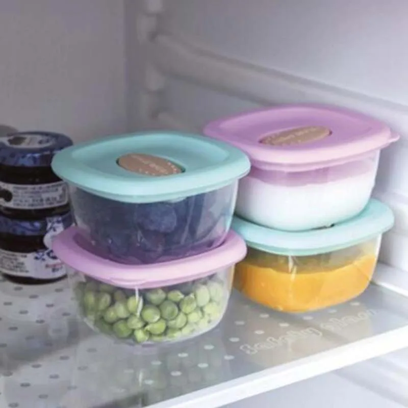 4 шт. контейнеры для детского питания контейнер для закусок Дети Малыш молоко порошок формула диспенсер BPA бесплатные блоки контейнеры для морозилки контейнеры 4 унц./шт - Цвет: Mixed Color