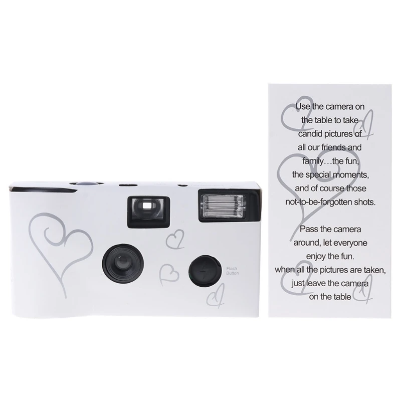 

36 Photos Power Flash HD Single Use One Time Disposable Film Camera Party Gift