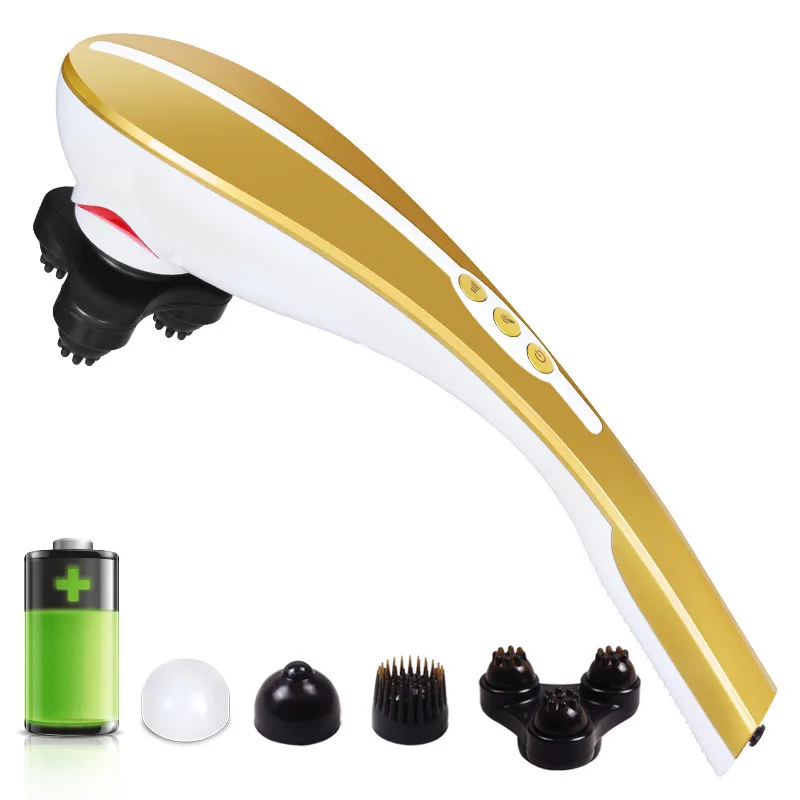 Wireless rechargeable massage stick cervical vertebra massager electric