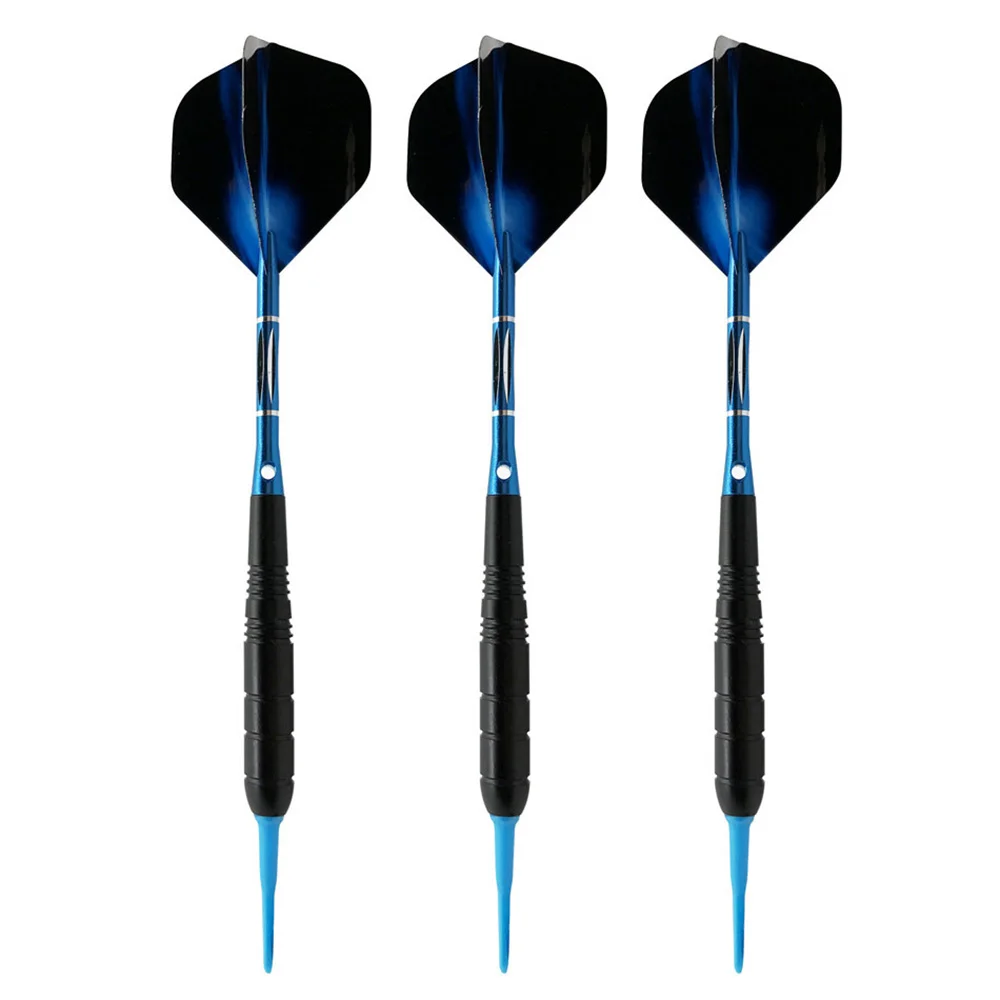 3Pcs 19g Electronic Safe Darts Set Soft Plastic Tip Iron Barrel