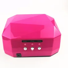 Алмазная форма 36 Вт Сушилка для ногтей светодиодный светильник для ногтей двойной свет отверждения для УФ светодиодный Гель Инструменты для полировки ногтей с автоматическим датчиком 10 S/30 S/60 S