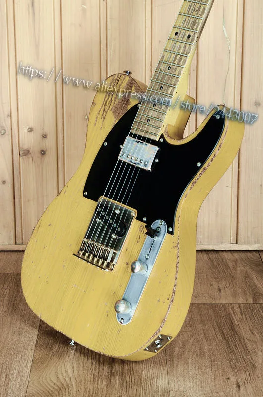 

GC Custom Shop Rolling Stones Keith Richards Micawber 1953 Tele Butterscoth Blonde Electric Guitar