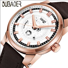 Luxury Brand Men’s Business Stainless Steel Leather Quartz Wrist Watch Fashion Men Commerce Watches Male Sport Wristwatch Clock