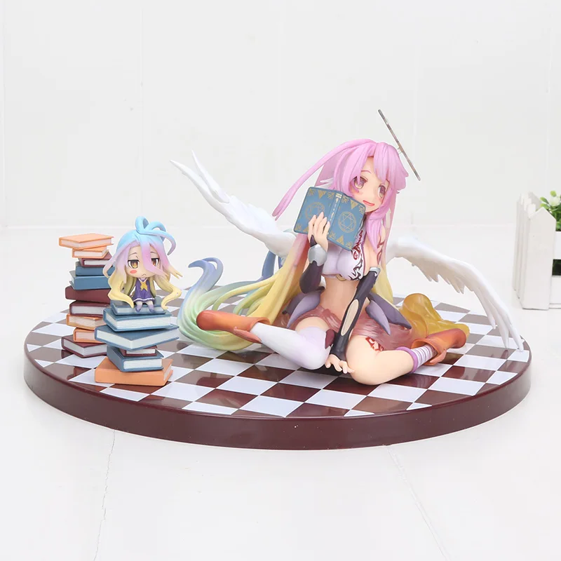 13 см нет игры жизни Shiro Yotsunoha Heroine Jibril 1/7 весы ПВХ фигурка модель куклы|Игровые