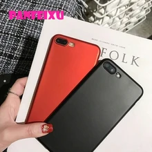 

PANFEIXU Matte Luxury Back Soft Silicon Case For iPhone 7 Cases 6 6S Plus 7 8 Plus Candy Full Cover For iPhone X XS MAX 5 5s SE