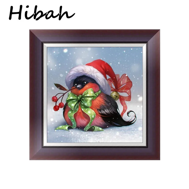 

Christmas Birds Animals 5D Diamond Mosaics Crafts Diamonds Cross-stitch Resin Rhinestones Round Diamond Embroidery