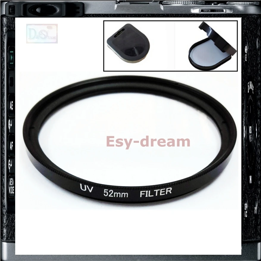 52 mm 52mm Glass UV Filter Lens Protection for Canon Nikon Sony Camera