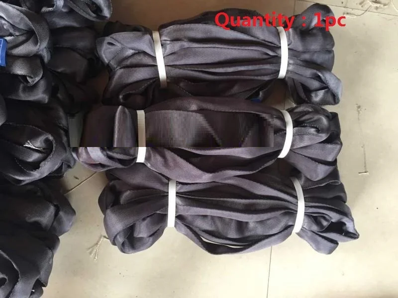5TX2M--6M Black for stage arena playing 6:1 High tensile endless soft round lifting sling polyester fiber strap tree glass | Инструменты