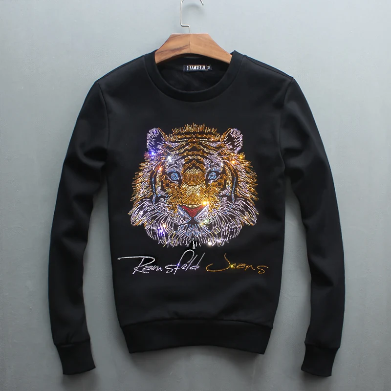 

Wholesale Promotion New Men Luxury Diamond Design Tshirt Fashion T-shirts Funny Long T Shirts Brand Cotton Tops And Tees 2017