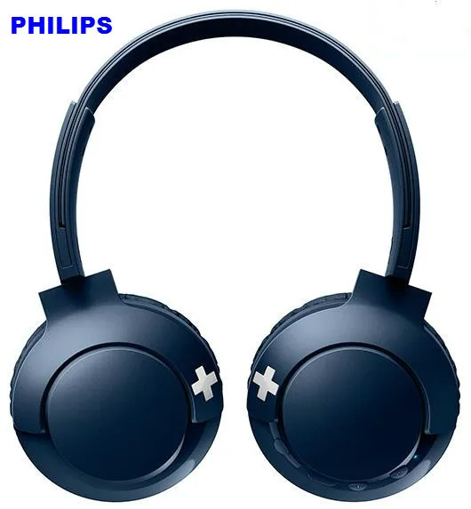 Оригинальные Наушники Philips SHB3075, Bluetooth гарнитура, беспроводные наушники с микрофоном для hauwei xiaomi - Цвет: Blue