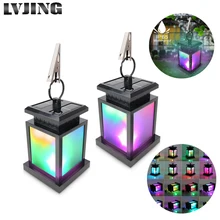 4 шт. 2 шт. 1 шт. Водонепроницаемый светодиодный светильник на солнечных батареях s свеча RGB лампа наружная садовая лампа на солнечной батарее для сада светильник для украшения сада