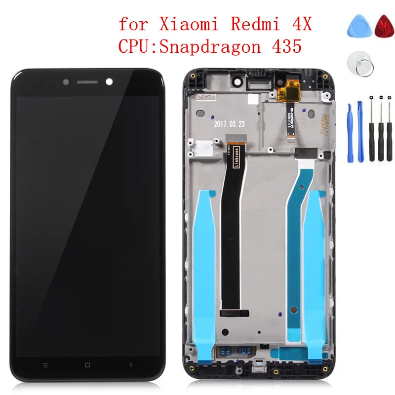 

Grade AAA for Xiaomi Redmi 4X LCD Display Digitizer Complete LCD Touch Screen Assembly Replacement Spare Parts for Redmi 4X Pro