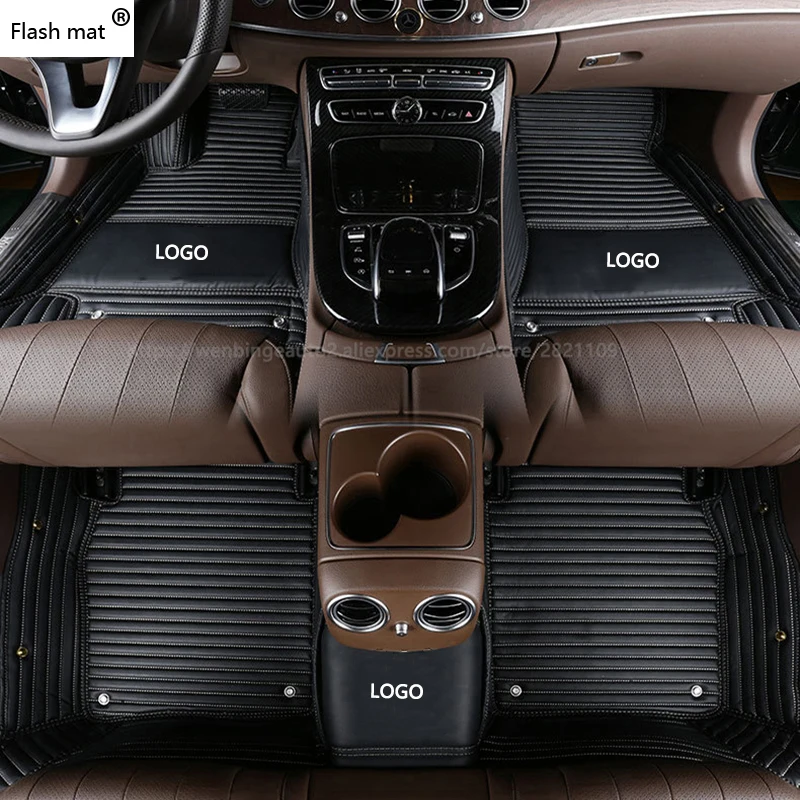 Flash mat логотип автомобиля коврики в салон для HUMMER H2 H3 Тюнинг автомобилей Авто