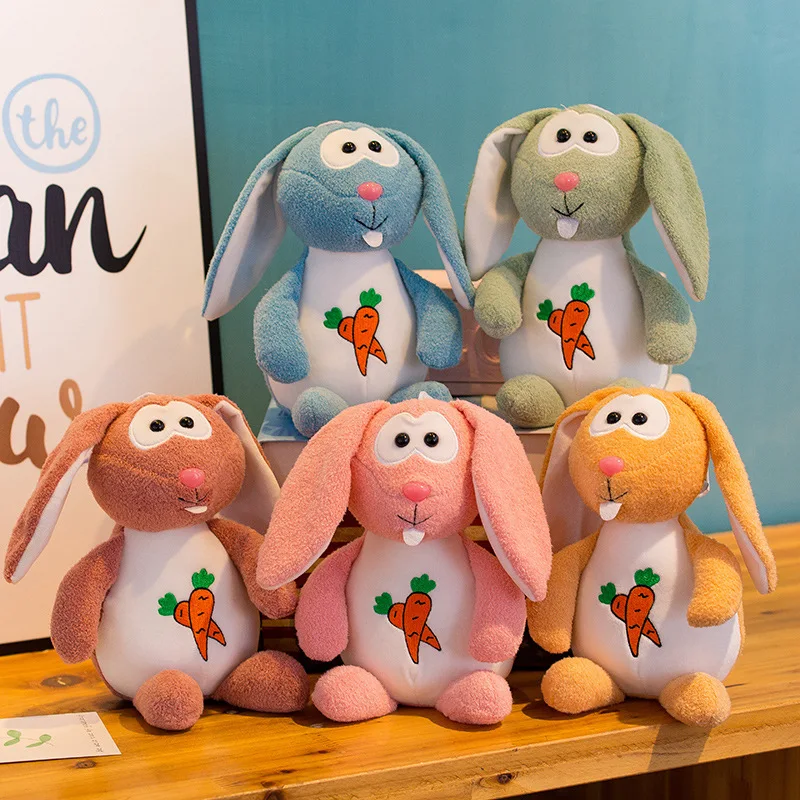 

New Style Cute Rabbit Doll Plush Toys Stuffed Animal Carrot Rabbit Plush Doll Children Toy Girls Ragdoll Gift 21cm
