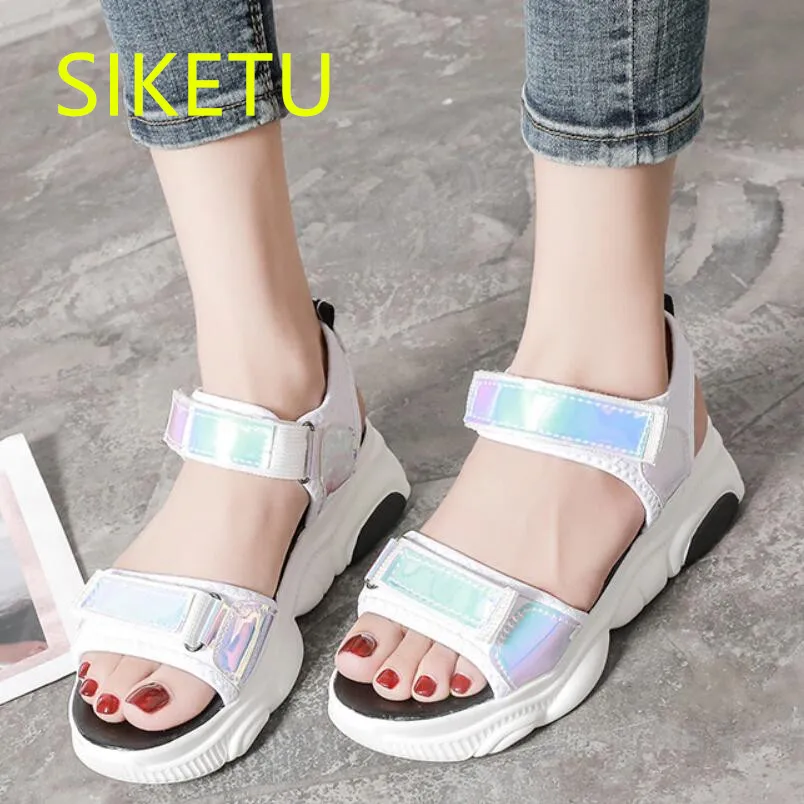 

2019 Free shipping Summer fashion sandals lovely women shoes casual shoes Wild Flats teen p099