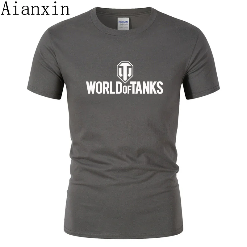 

2019 New Style Funny World Of Tanks War ii T-Shirt Men Short Sleeve T Shirts Fashion brand Hip Hop Top Tees Free shipping