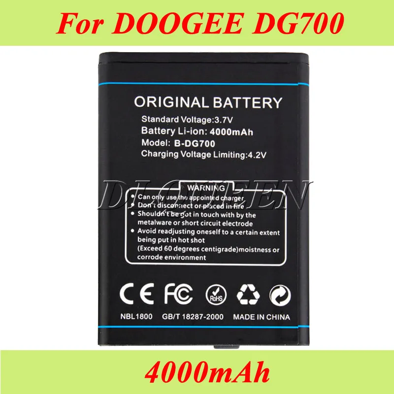 10 шт./лот 4000 мАч фотобатарея Для Doogee TITANS2 DG700 аккумулятор Аккумулятор AKKU|battery for