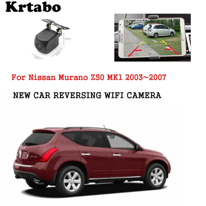 Автомобильная беспроводная камера заднего вида для Nissan Мурано Z50 MK1 2003 ~ 2007 hd