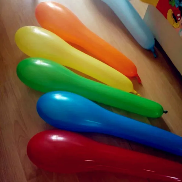 Big stick balloons 30pcs/lot long latex candy kids favorite ballon