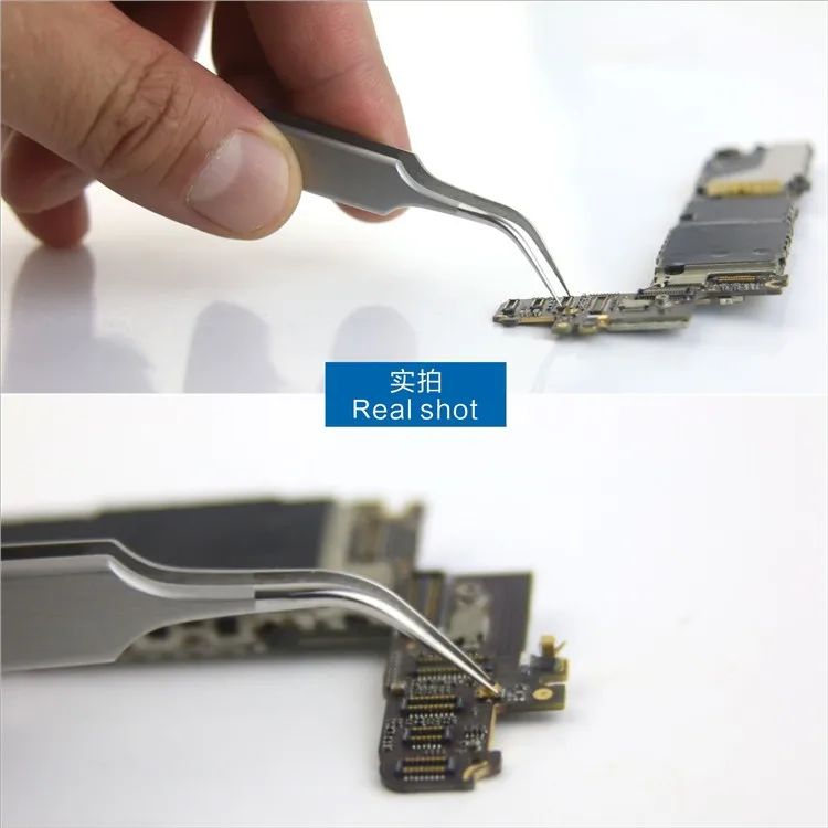 

ST-14S Harden Tips Stainless Steel Tweezers For Mobile Repair