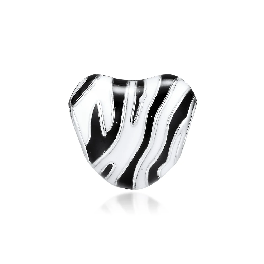 

Fits Pandora Charms Bracelet Wild Stripes Charm 100% 925 Sterling Silver Original Europe 2019 Summer Bead Charm Fashion Jewelry
